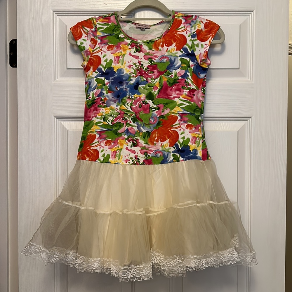 MONNALISA KIDS DRESS Multicolor Tutu Skirt👗 10 140cm